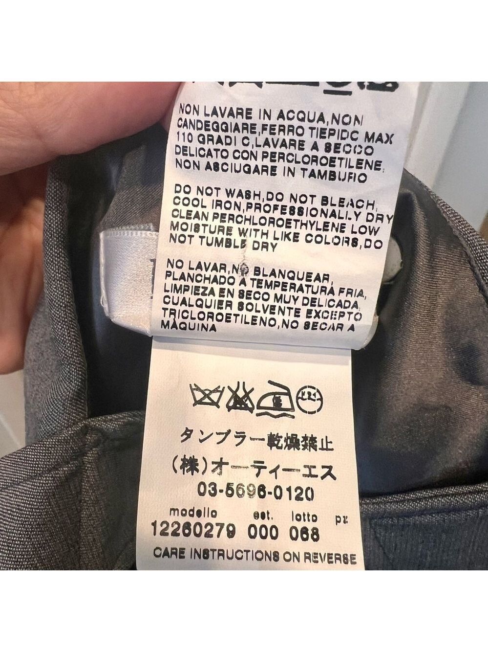 Max MARA gray bubble hem dress. Made in Italy. Size 10 - Picture 8 of 13